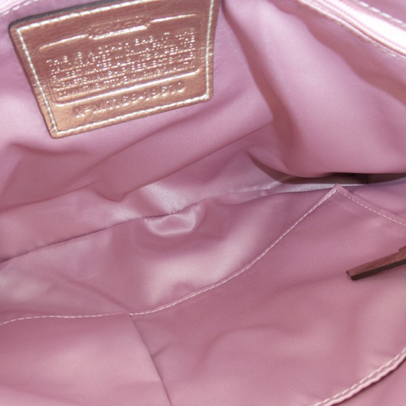 COACH Poppy Madras Shoulder/Crossbody Bag - Picture 4 of 5